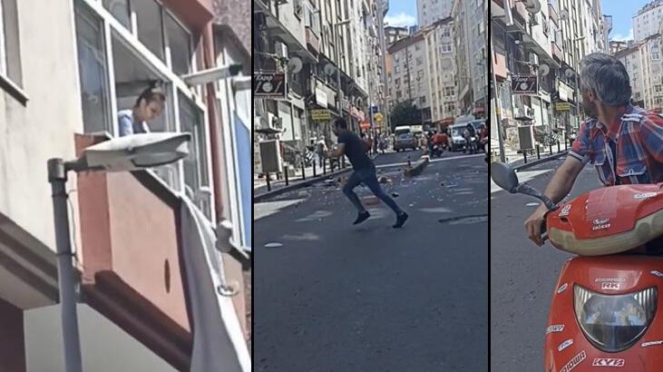 Şişli’de ilginç olay! Eşinin tutuklandığını öğrenince eşyaları sokağa attı