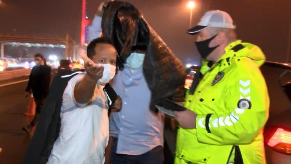 Sokağa çıkma kısıtlaması denetimleri devam etti