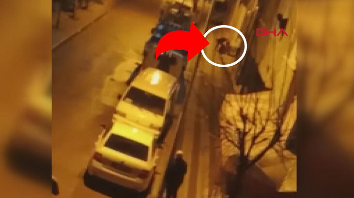Sokak ortasında bir kadın dehşeti yaşadı! Böyle izlediler