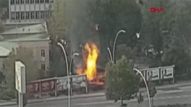 SON DAKİKA... Ankara'da MTA yerleşkesinde doğal gaz patlaması