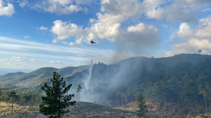 SON DAKİKA... Balıkesir'de çıkan yangın kontrol altına alındı