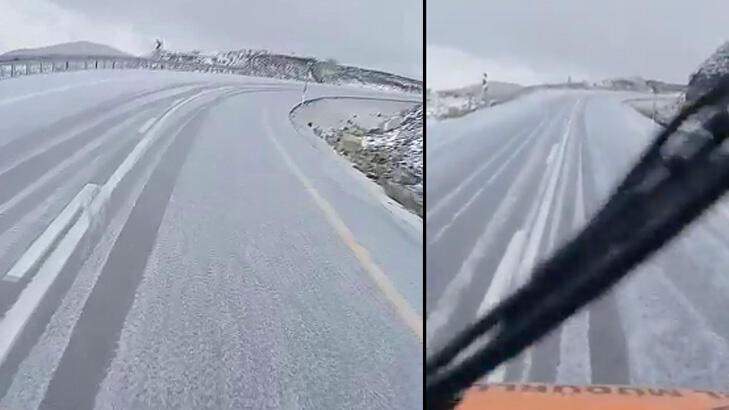 SON DAKİKA... Erzurum'a ilk kar düştü!