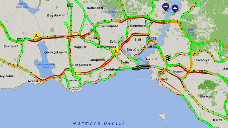 Son dakika... İstanbul'da tatil trafiği başladı! Yoğunluk yüzde 53'e ulaştı