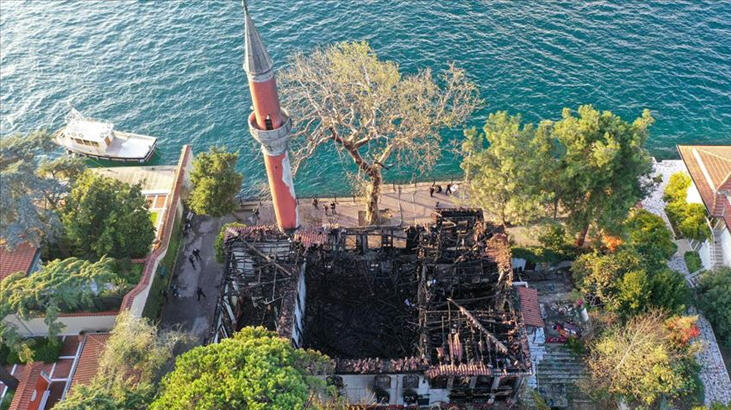 Son dakika... Vaniköy Camii'ndeki yangında flaş gelişme