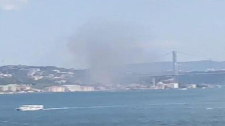 SON DAKİKA  İstanbul Ortaköy'de otel yangını