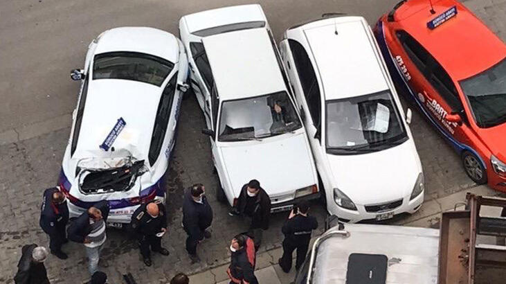 SON DAKİKA Ankara'da freni boşalan kamyon araçlara çarptı! 5 saniye ile kurtuldular