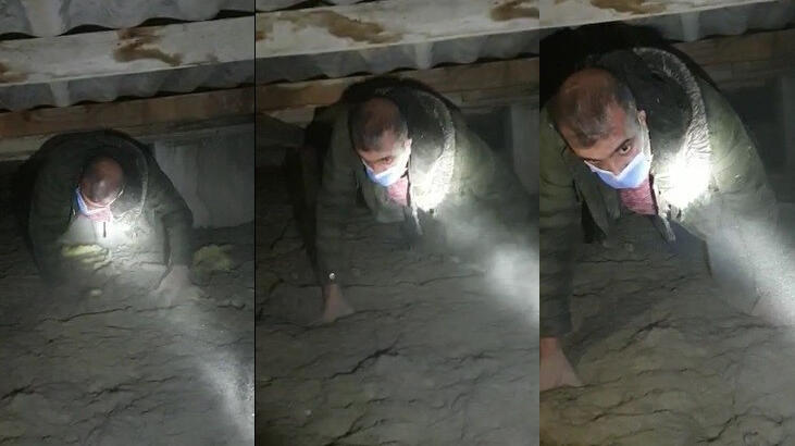 Son dakika! Baskından sürünerek kaçmaya çalıştı