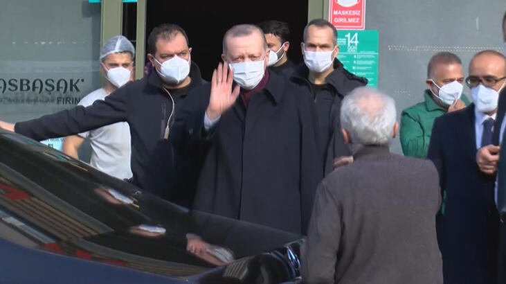 Son dakika! Cumhurbaşkanı Erdoğan fırına uğradı