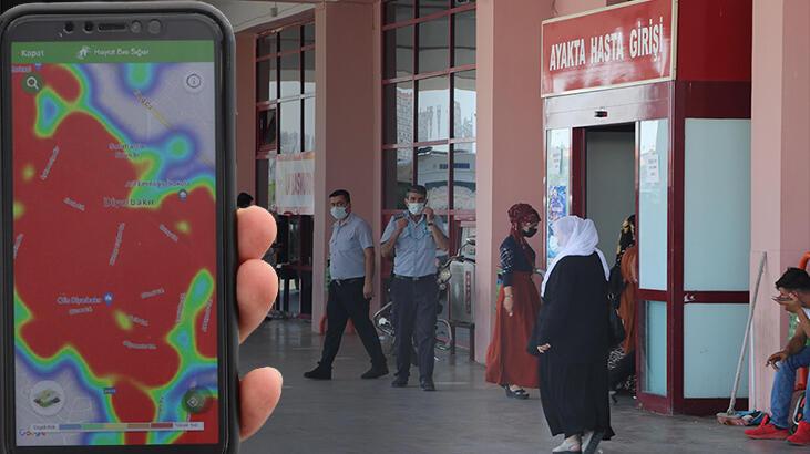 Son dakika: Diyarbakır'da harita kırmızıya döndü! Uyarı geldi...