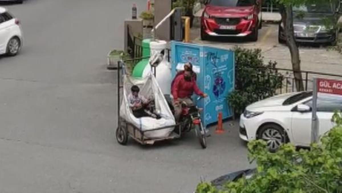 Son dakika haberi... BEŞİKTAŞ'TA GİYSİ KUMBARASINDAN HIRSIZLIK KAMERADA