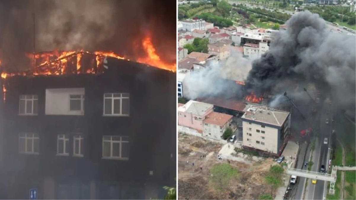 Son Dakika: İstanbul'da 2 katlı iş yerinde çıkan ve yan binalara sıçrayan yangın kontrol altın alındı