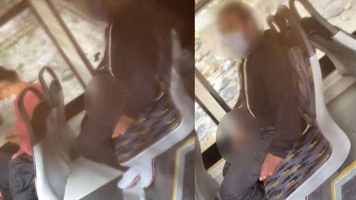 Son dakika! İstanbul'da İETT otobüsünde mastürbasyon rezaleti