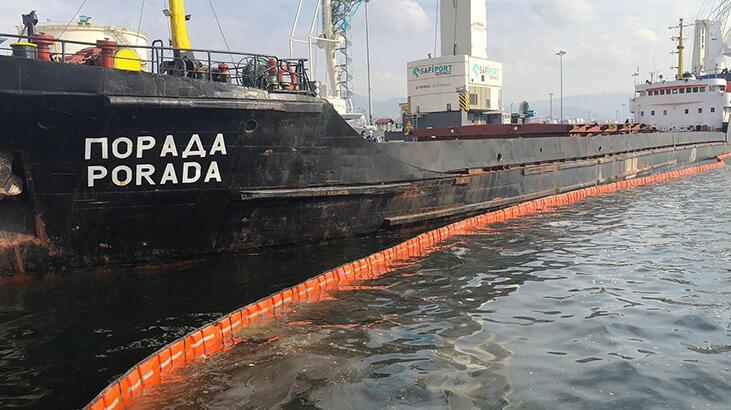 SON DAKİKA İzmit Körfezi'ni kirleten gemiye 1,2 milyon ceza uygulandı