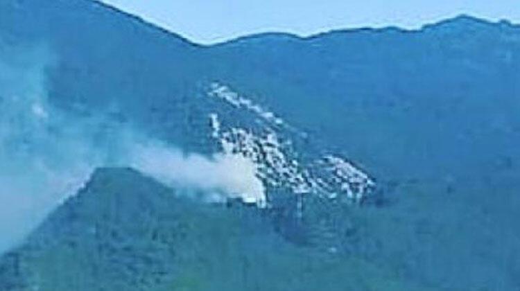 Son dakika! Kazdağları'nda orman yangını! Ekipler bölgede