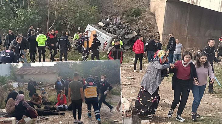 SON DAKİKA Kocaeli'de öğrenci servisi dereye düştü: 2 ölü, 20 yaralı