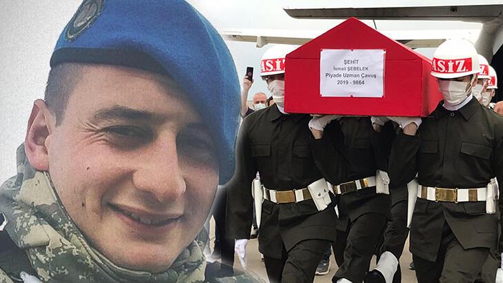 SON DAKİKA Tedavi gördüğü hastanede şehit olan Uzman Çavuş Şebelek’in cenazesi, Trabzon’da
