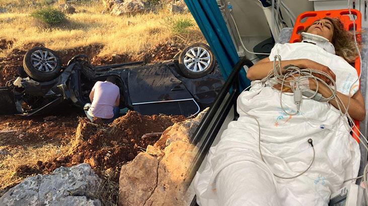 Son dakika! Uçuruma yuvarlanan aracın içinde 1 gün mahsur kaldı
