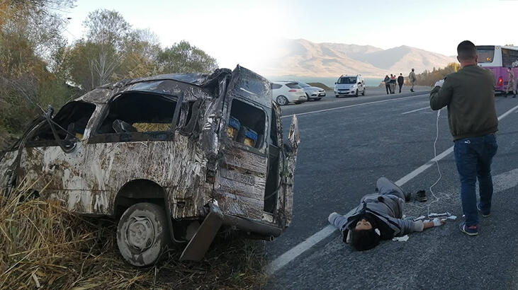 Son dakika: Yolcu minibüsü kaza yaptı! Çok sayıda ölü ve yaralı var...