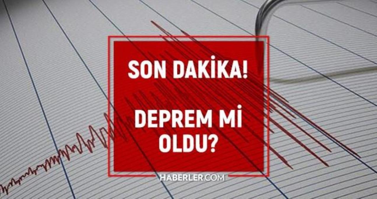 Son Depremler! Bugün İstanbul'da deprem mi oldu? 25 Eylül AFAD ve Kandilli deprem listesi