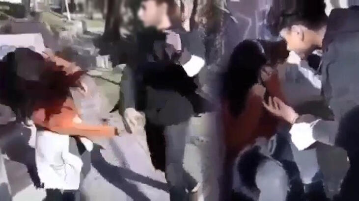 Sosyal medya sallandı! Kayda aldı, 18 yaşından küçük sevgilisini darp etti