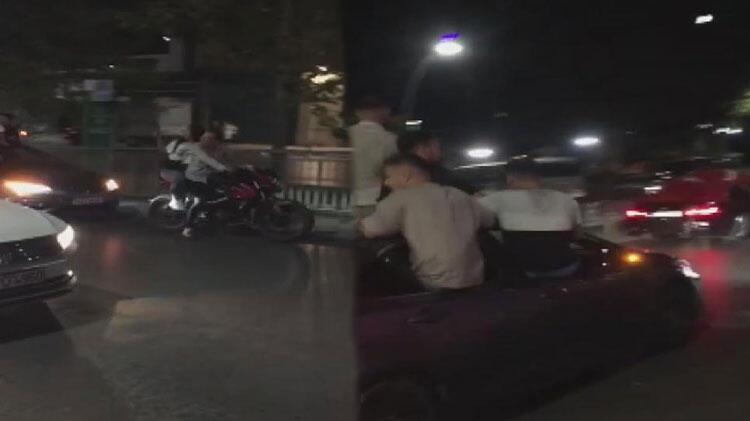 Şovu abarttı! Tek teker giderken kendini yerde buldu