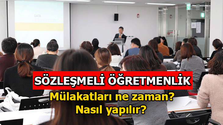 Sözleşmeli öğretmenlik mülakatları ne zaman başlıyor? MEB sözleşmeli öğretmenlik mülakatları için gerekli belgeler listesi!