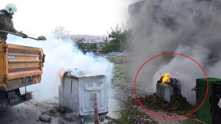 Su, toprak, köpük... Hiçbir şey söndürmedi! Çaresiz kalınca gömdüler