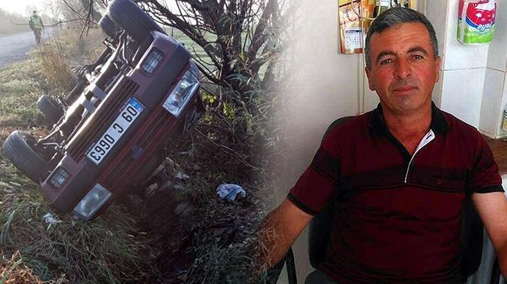 Sulama kanalına düşen otomobilinde hayatını kaybetti