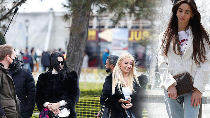 Sultahahmet'te turist yoğunluğu