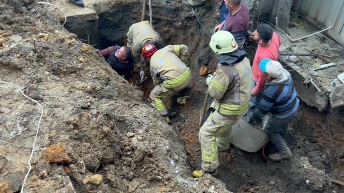 Sultanbeyli'de göçük altında kalan 61 yaşındaki işçi hayatını kaybetti
