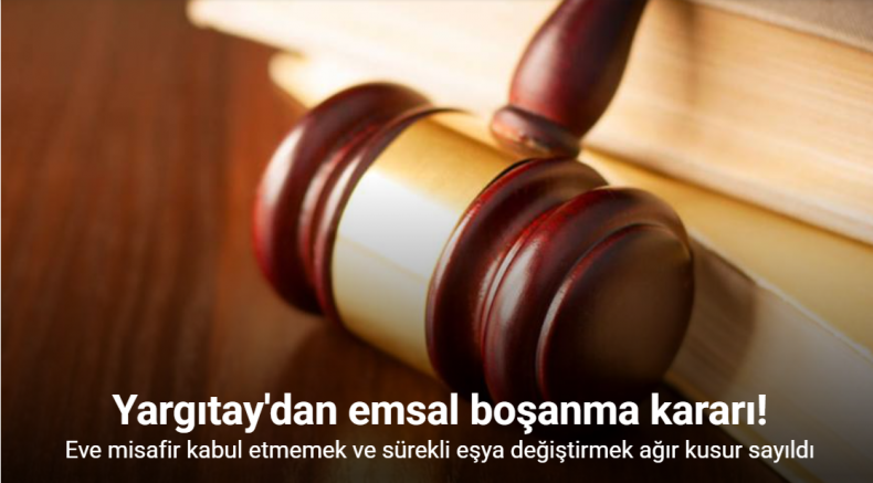 Sürekli eşya değiştirmek boşanma sebebi