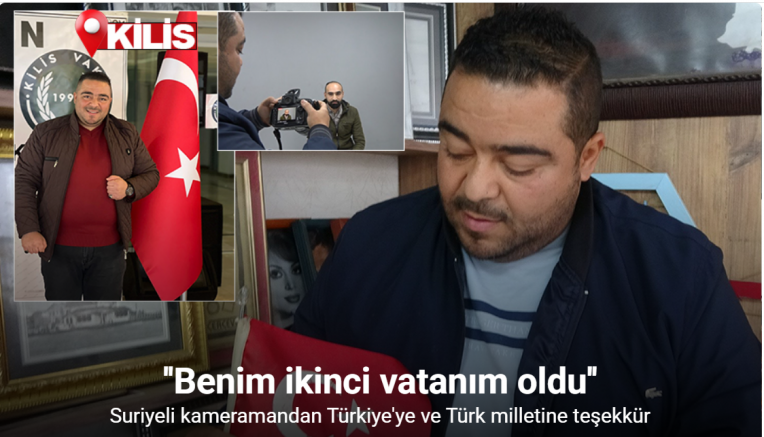 Suriyeli kameraman: ‘’Çocuklarımın okulu bitince ülkeme döneceğim’’