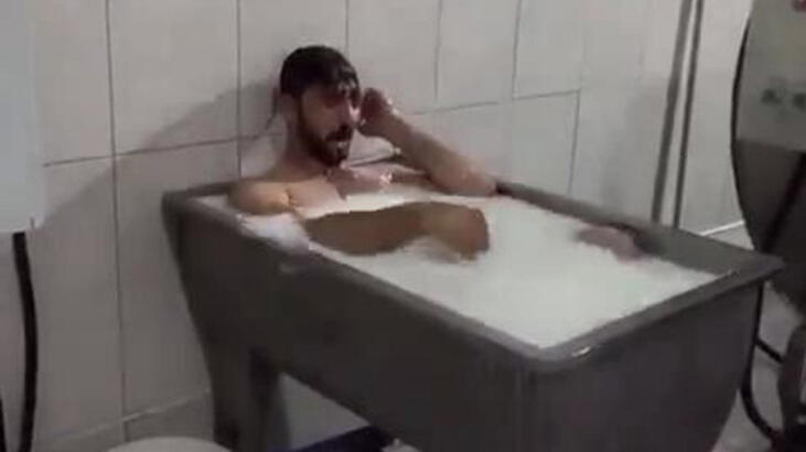 'Süt banyosu' ile gündeme geldi, şimdi lastikçide çalışıyor
