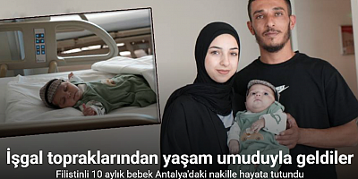 10 aylık Mahmoud’un Filistin’den Antalya’ya zorlu karaciğer nakil yolculuğunda mutlu son