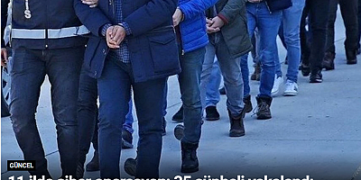11 ilde siber operasyon: 35 şüpheli yakalandı
