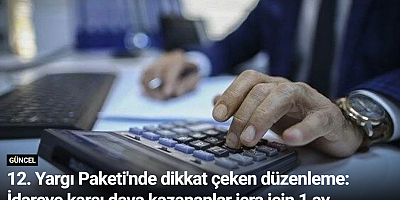 12. Yargı Paketi'nde dikkat çeken düzenleme: İdareye karşı dava kazananlar icra için 1 ay bekleyecek