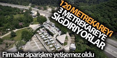 120 metrekareyi 3 metrekareye sığdırıyorlar