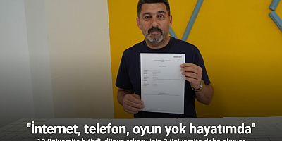 13 üniversite bitirdi, dünya rekoru için 3 üniversite daha okuyor