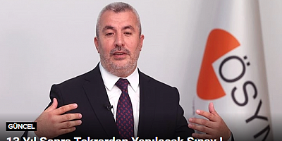 13 Yıl Sonra Tekrardan Yapılacak Sınav !