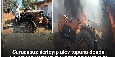 15 dakika önce çıktıkları eve yangın haberiyle geldiler güvenlik kamerasını izleyince şoke oldular