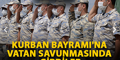 2 bin 50 rakımda görev yapan Mehmetçik, bayrama vatan savunmasında girdi