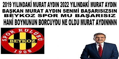 2019 Yılındaki Murat Aydın 2022 Deki Murat Aydın