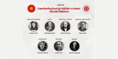 2020 Yılı Cumhurbaşkanlığı Kültür Sanat Büyük Ödülleri'nin sahipleri açıklandı