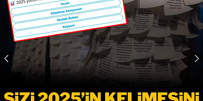 2025'e damga vuran kelimeyi seçiyoruz