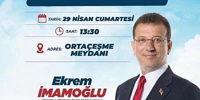 29 Nisanda Ekrem İmamoğlu Beykoz’a Geliyor