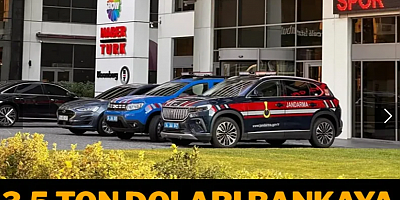 3.5 ton doları bankaya bavulla taşımışlar