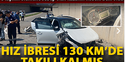 3 kişinin öldüğü otomobilin hız ibresi 130 kilometrede takılmış 