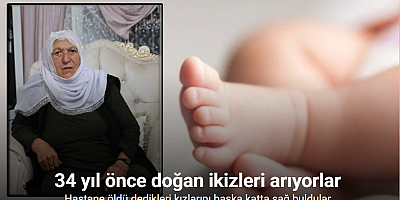 34 yıl önce doğan ikizleri arıyorlar