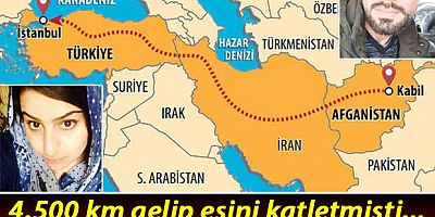 4.500 km’den geldi, katletti