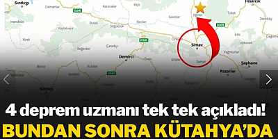 4 deprem uzmanı tek tek açıkladı! Bundan sonra Kütahya'da ne olacak?